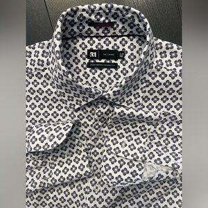 LE 31 Simons - cotton dress shirt flower print Size 39 (15.5”neck)